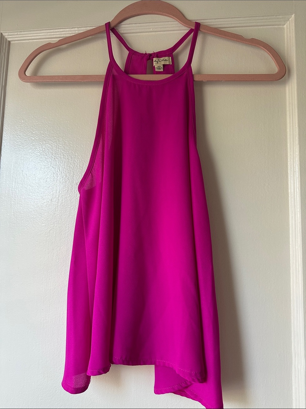 Lily White XS Flowy Fuchsia Tank